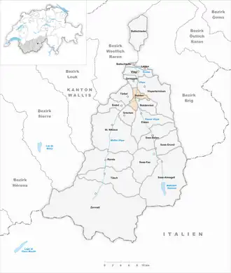 Karte von Stalden