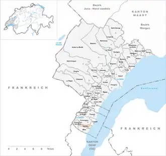 Karte von Tannay