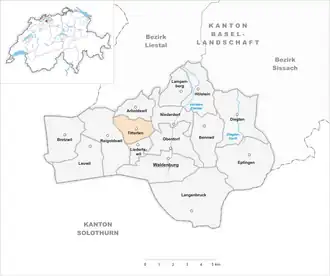 Karte von Titterten