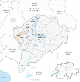 Karte von Vaulruz
