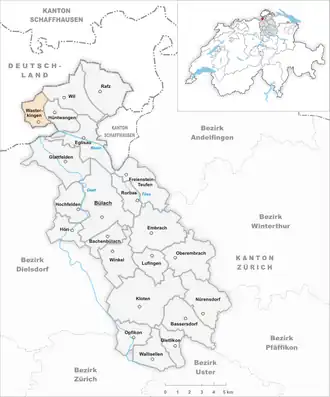 Karte von Wasterkingen