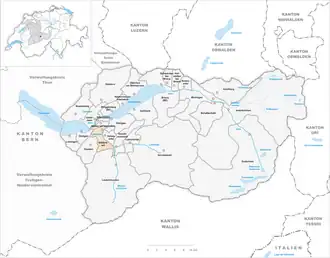 Karte von Wilderswil