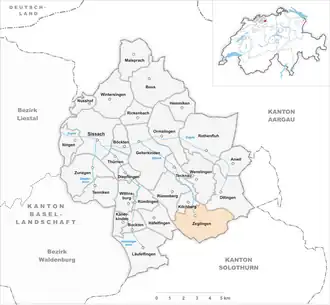 Karte von Zeglingen