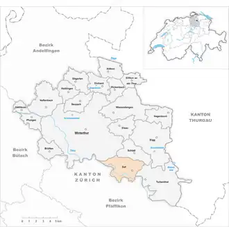 Karte von Zell