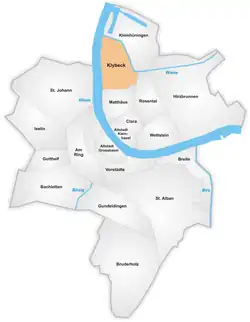 Karte von Klybeck