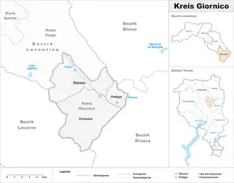 Karte von Giornico