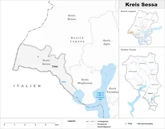 Karte von Sessa
