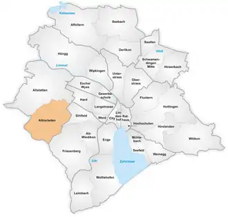 Karte von Albisrieden