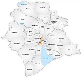 Karte von City