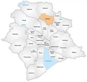 Karte von Oerlikon