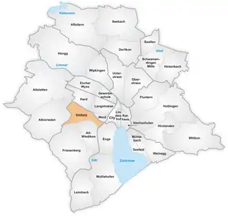 Karte von Sihlfeld