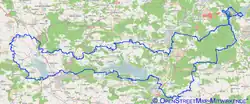 Karte des Wanderweges