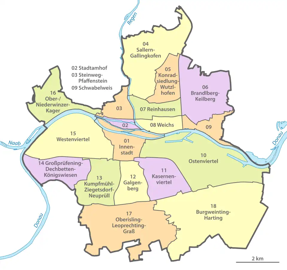 Stadtbezirke