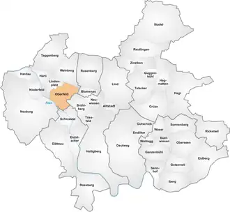 Karte von Oberfeld
