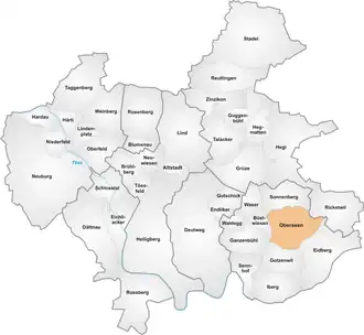 Karte von Oberseen
