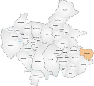 Karte von Ricketwil