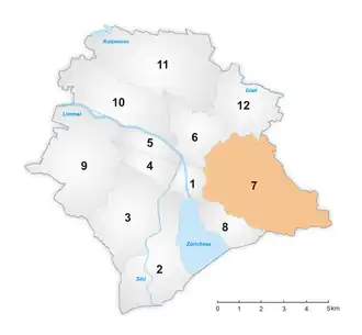 Karte von Kreis 7