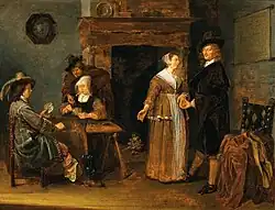 Siehe Bezug zu "Bei der Kupplerin" von Jan Vermeer
