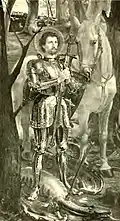 Heiliger Georg, 1909, Schlosskapelle Eurasburg