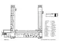 Erdgeschoss-Grundriss, Norden ist rechts (1932)