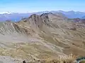 Ausblick vom Gipfel des Kastal – links hinten Großglockner und rechts Gritzer Seen