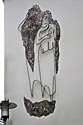 Stahlbandrelief/Mosaik/in der Saarbrücker Kaltenbachstraße, 1950er Jahre[7]