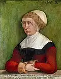 Katharina Tucher geb. Straub (verh. Lorenz II Tucher), Porträt, Hans Schäuflein, 1534