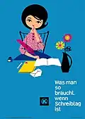 Werbefigur Kathrin