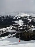 Blick auf Katschberg und Aineck vom Tschaneck aus