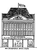 Front zur Breiten Straße nach Umbau und Erweiterung 1927