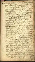 Kaufvertrag von 1749, Seite 1