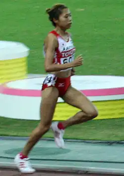 Kayoko Fukushi Rang elf in 15:16,53&nbsp;min