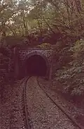 Kehrtunnel bei Marling in den Jahren des Stillstandes