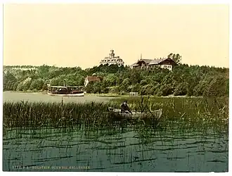 Historische Ansicht des Kellersees um 1900