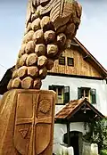 Größte Uhudlertraube Österreichs am Beginn des Kellerviertels