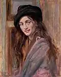 Gemälde eines jungen Mädchens (vermutlich 1920)