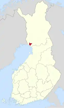 Lage von Keminmaa in Finnland