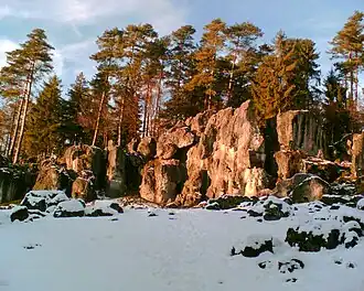 Kemitzenstein im Winter