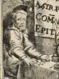 J. Kepler, im Frontispiz der Rudolphinischen Tafeln