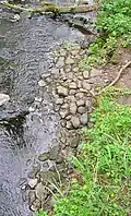 Überreste der alten Furt