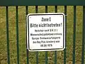 Betreten verboten!