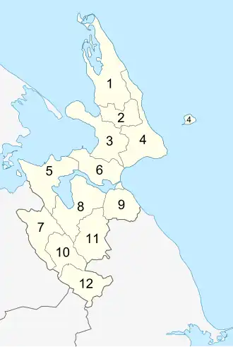 Kirchspiele der Kommune
