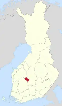 Lage von Keuruu in Finnland