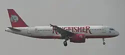 Airbus A320-200 der Kingfisher