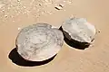 Aufgeschnittene Geode aus dem Wadi el-Battich