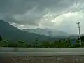 Die Berge von Khao Kho im Regen