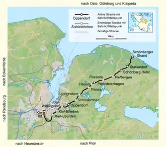 Geplanter reaktivierter Streckenverlauf