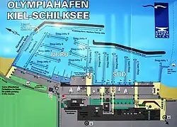 Übersichtskarte des Olympiazentrums