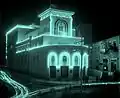 Barclays Bank illuminiert am 12. Mai 1937 anlässlich der Krönung Georgs VI.