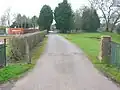 Die Auffahrt zu Kilmaurs Place.